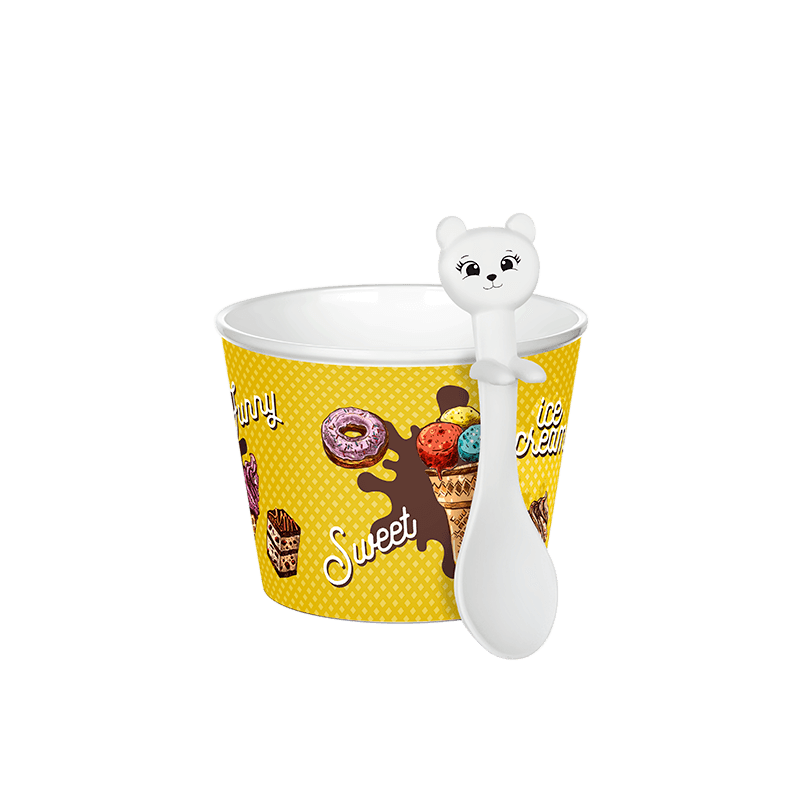 Titiz Kiddies Cupice Ice Cream Set Plastic 4pack AP-9425