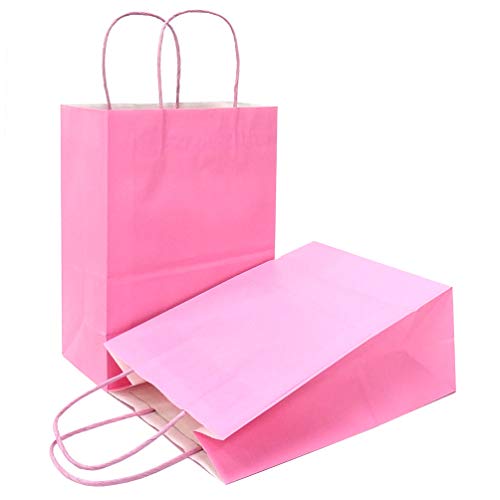 Kraft Paper Gift Bags 15x21x8cm 120gsm with Paper Twist Handle