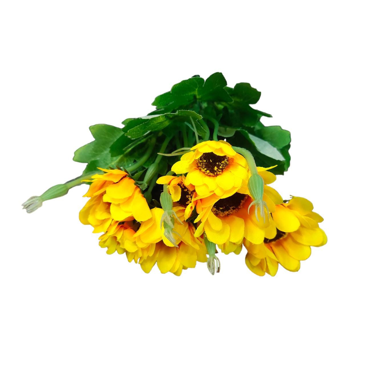 Sunflower 9-Head Artificial Flower 33cm