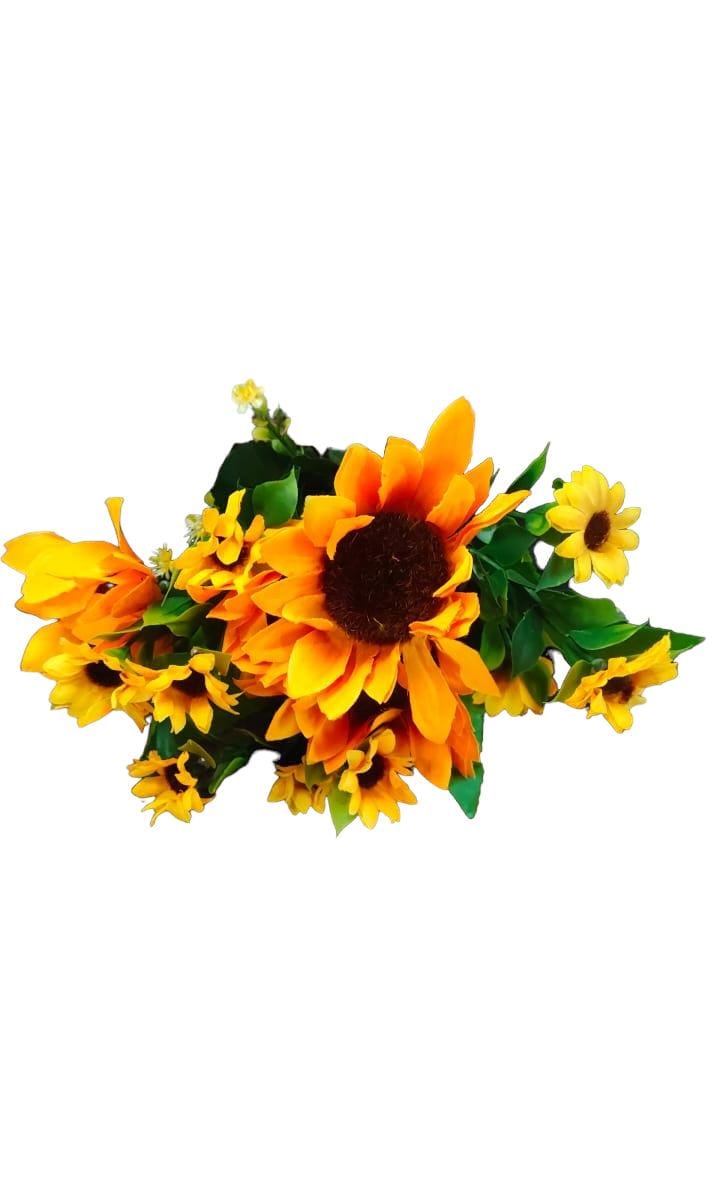 Sunflower 13 Head Artificial Flower 38cm