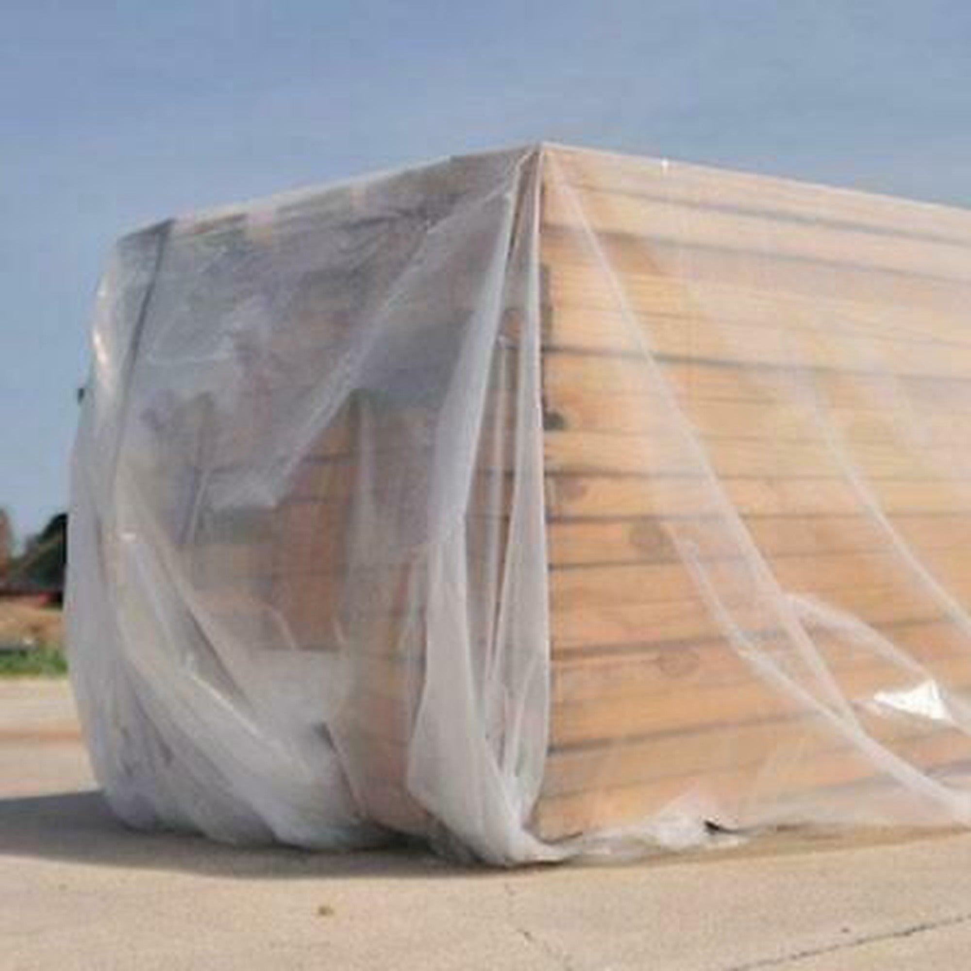 Plastic Flat Sheeting 1x1m 150mic per meter