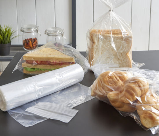 Plastic Bread Bags on Roll 20x30cmx7mic 500pack
