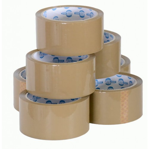 Buff Packaging Tape Brown 24mmx50m W19