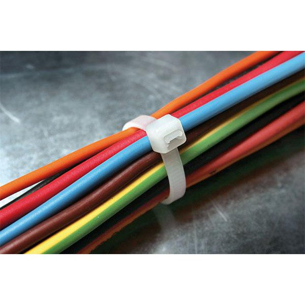 Quick Ties 4.6x200mm Cable Ties 100Pack T50R