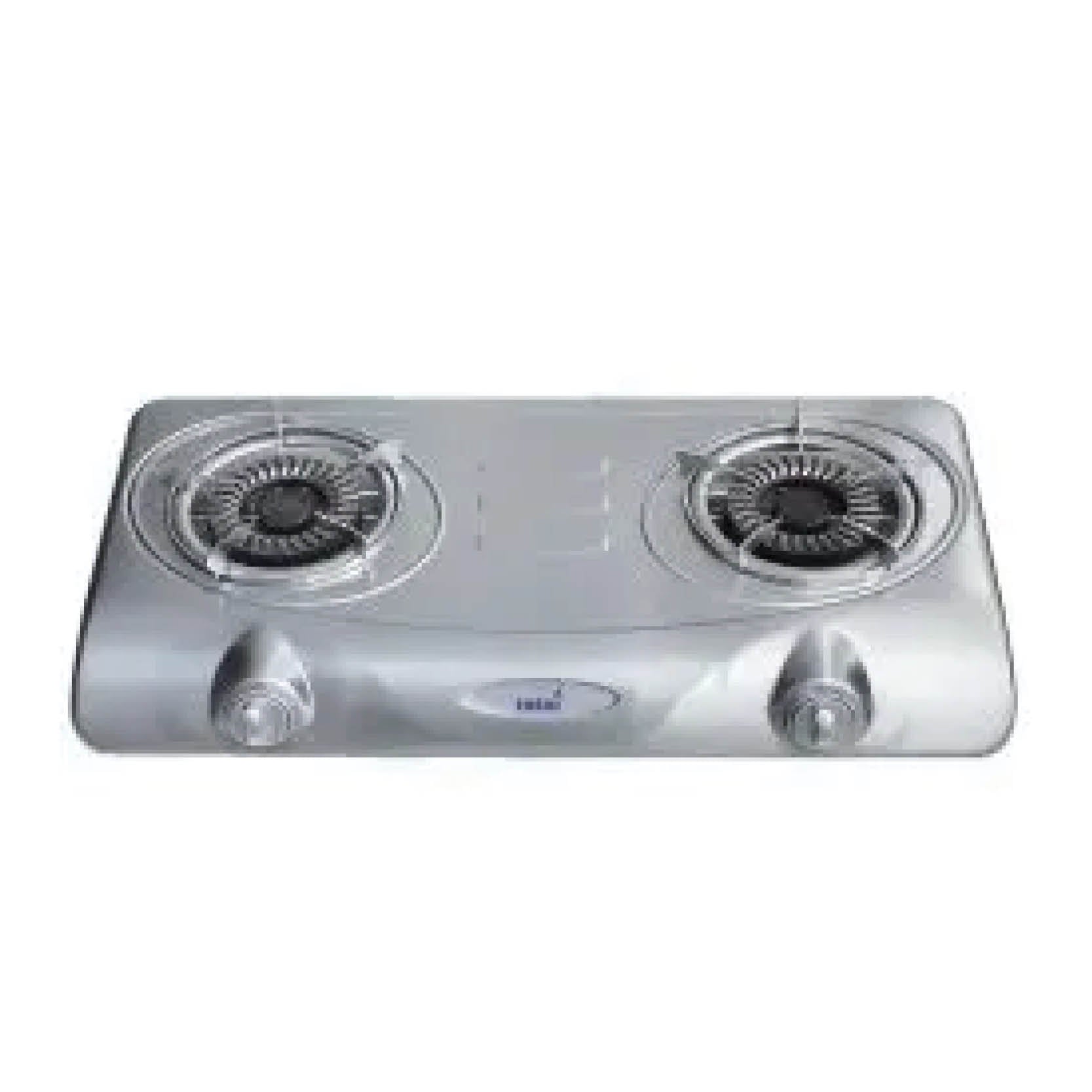 Gas Stove 2 Burner Stainless Steel Port Hob 26/012A Totai