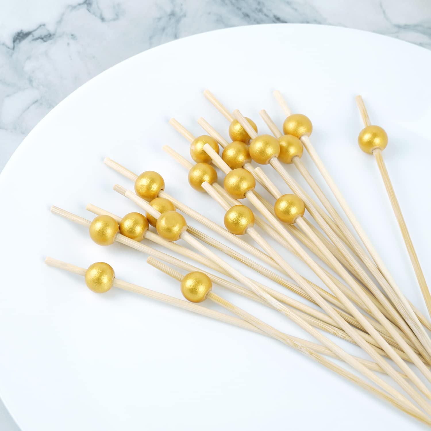 Wooden Cocktail Picks 12cm 50pack