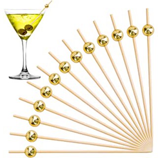 Wooden Cocktail Picks 12cm 50pack