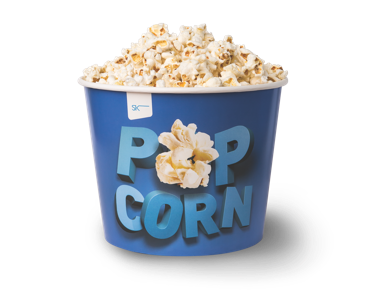 Popcorn Bucket 13oz SK Paper Container Holder