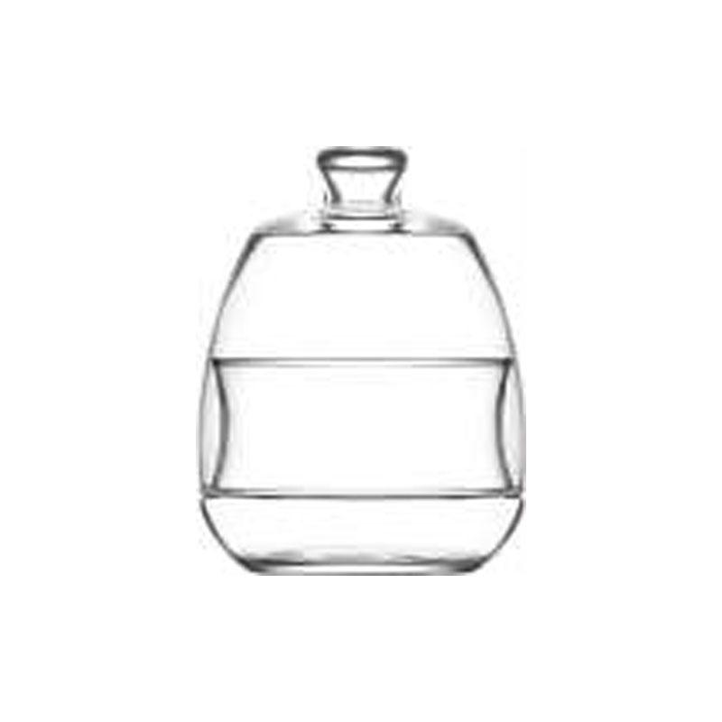 LAV Cileks Glass Sugar Bowl 255ml Jam Jar with Dome Lid SGN1866