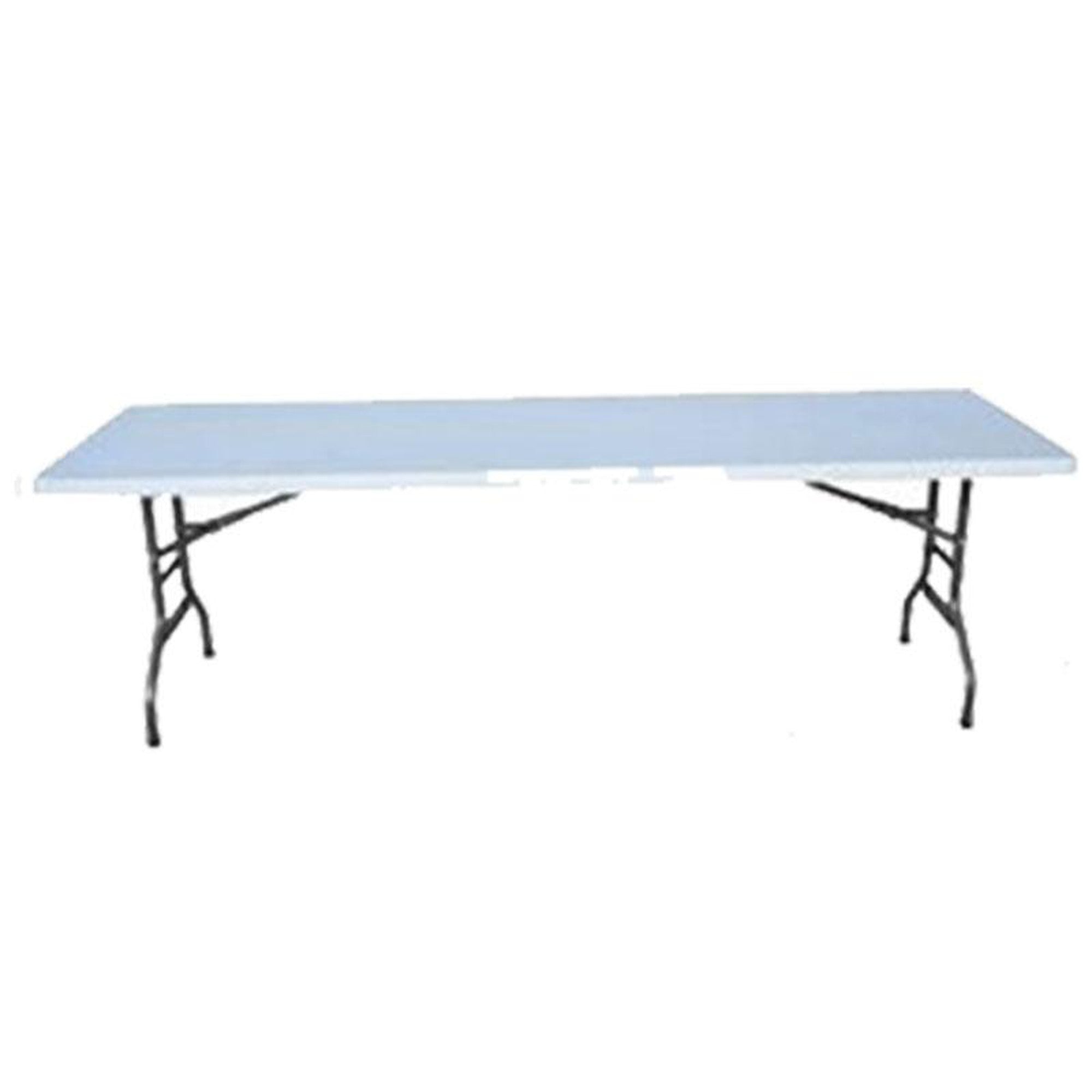 2.4m Trestle Plastic Table 8ft