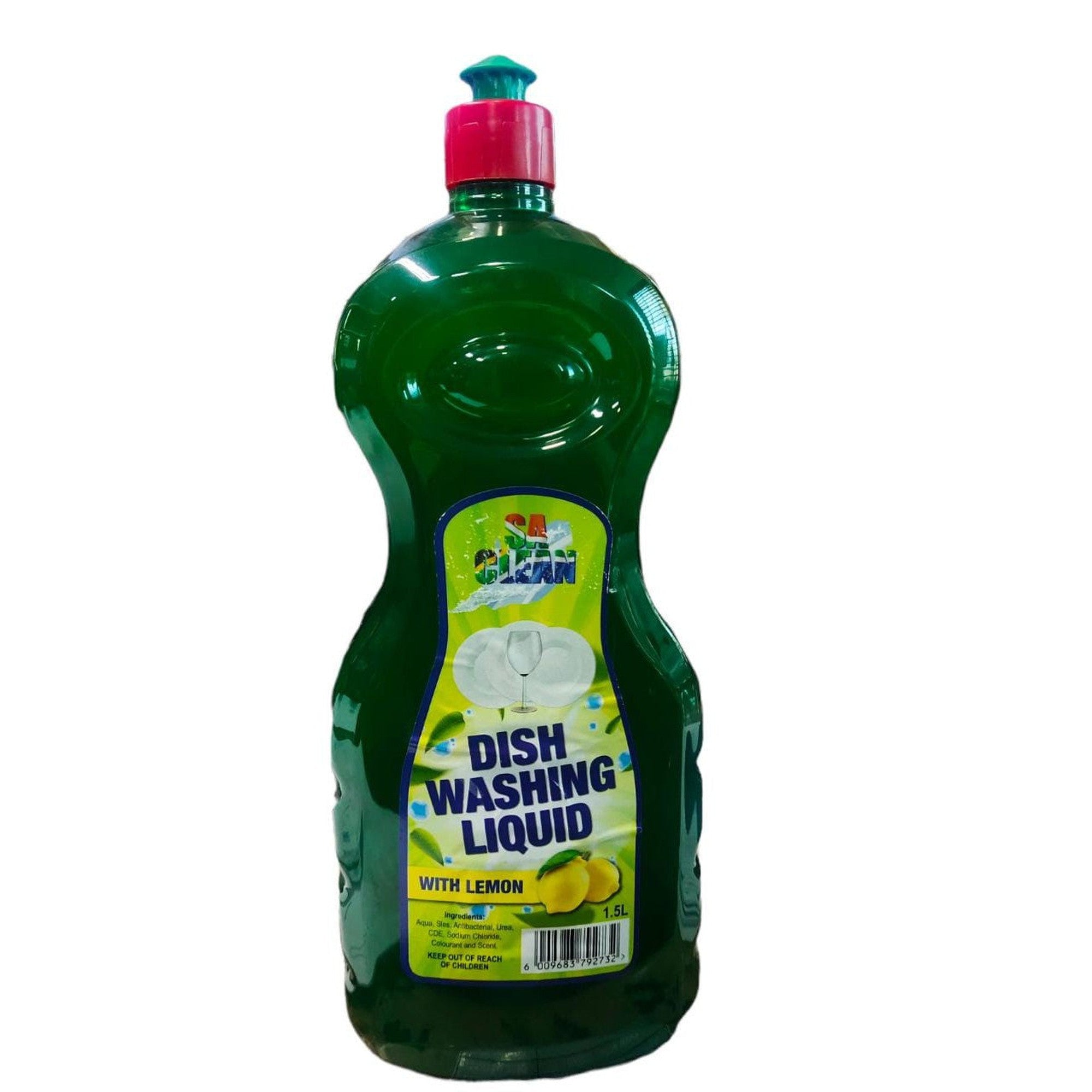 SA Clean Dish Washing Liquid 1.5L