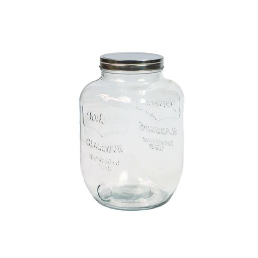 Yorkshire Glass Storage Jar 5L - Cookie/Biscuit/Sauce/Jam Container 524