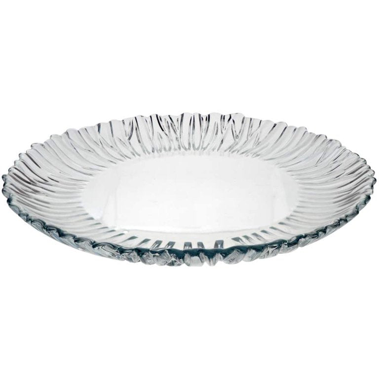 Pasabahce Aurora Glass Serving Platter 25x19cm Service Dessert Plate 23899