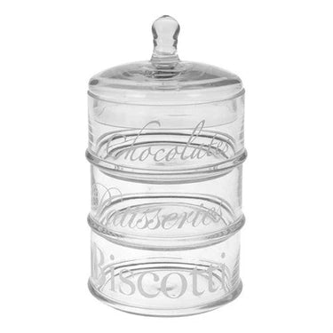 Glass Storage Container 3 Tier 12642