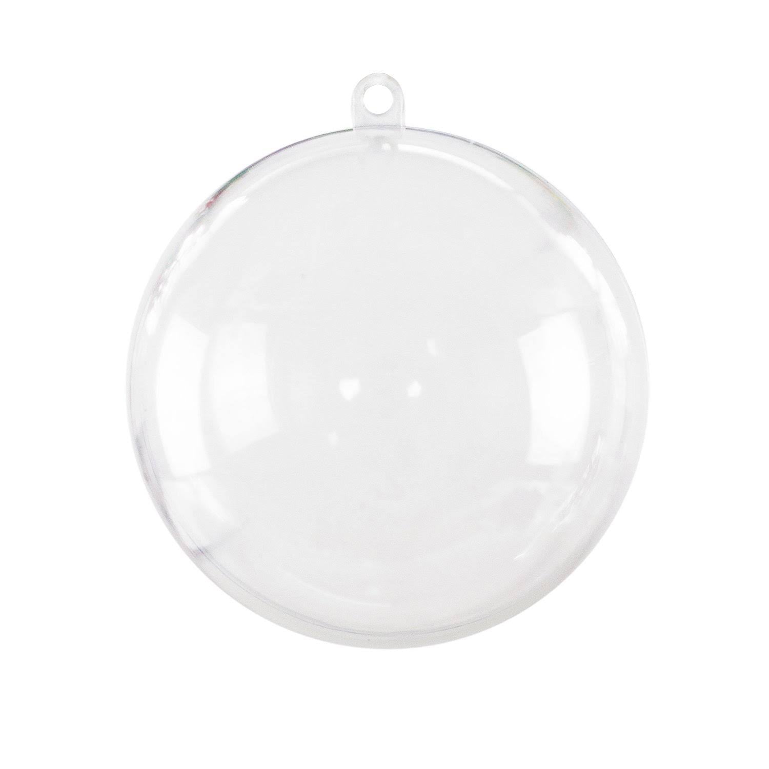 Acrylic Clear Plastic Ball Bubble Ornaments Assorted