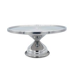High Patisserie Cake Server Footed Stand Stainless Steel 30x16cm SGN052