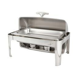Chafing Dish Fancy Rectangular Roll on Top