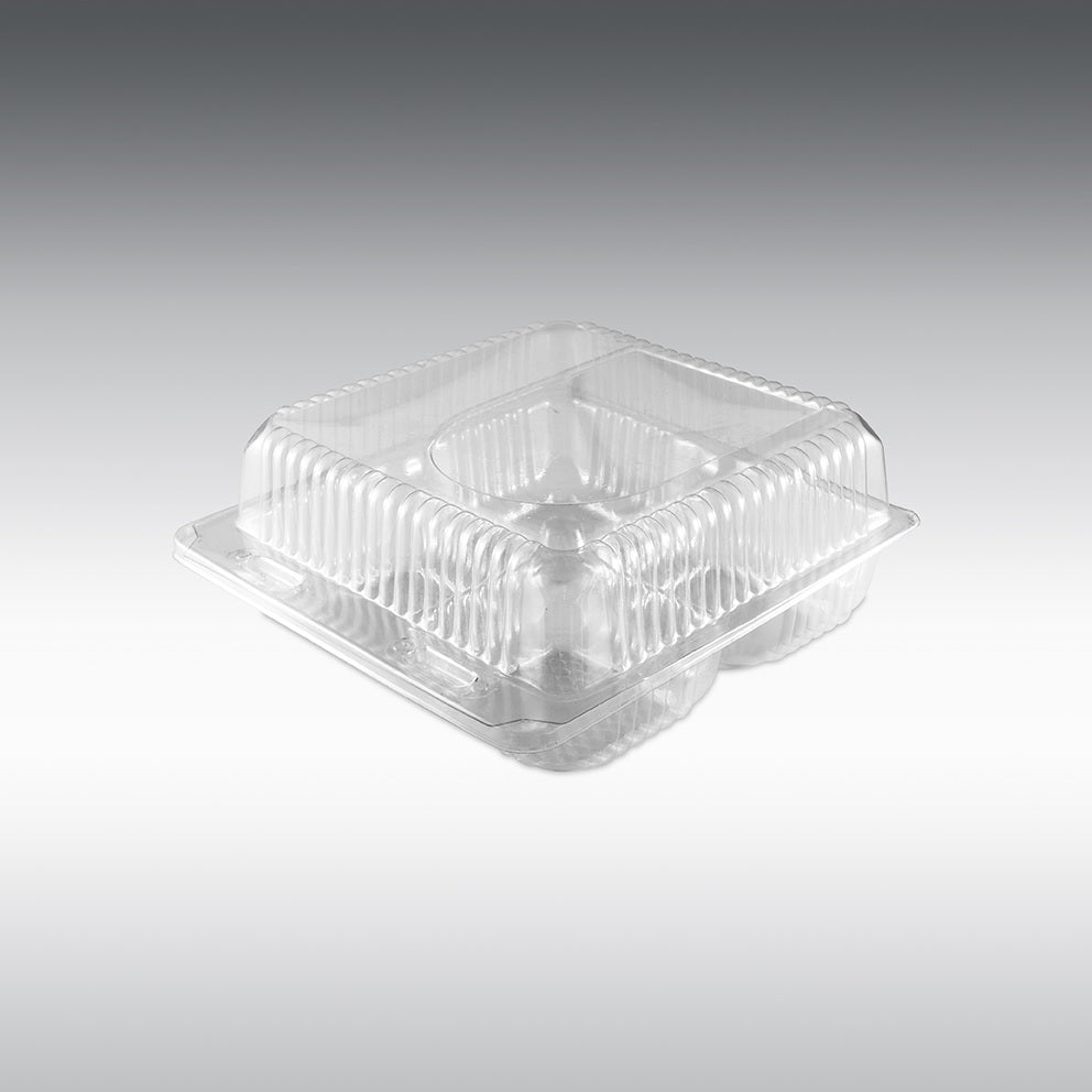 Zibo Muffin Square 6 Cup Cavity Container KK9