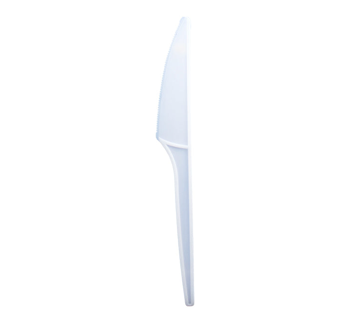 Plastic Disposable Knives Disposable White 100s