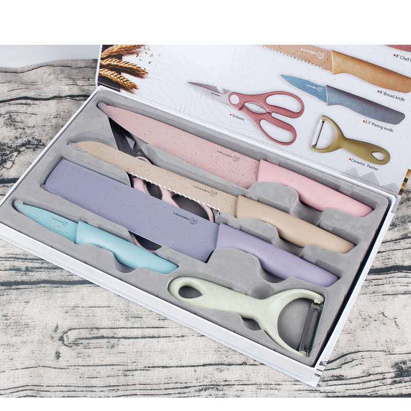 Kitchen Knife Set 6pc in Corrugated Gift Box