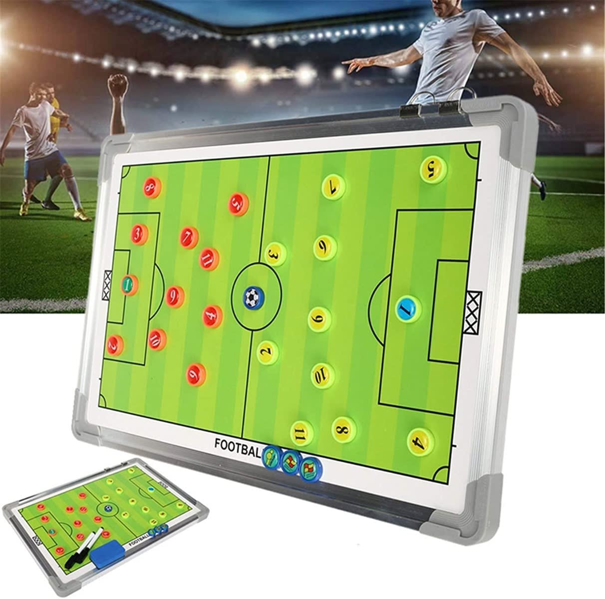Magnetic Soccer Coaching Board 45x30cm Football