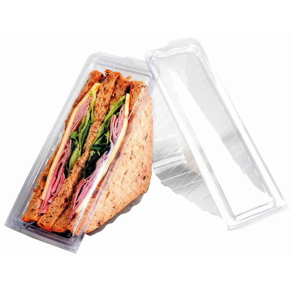 Zibo Sandwich Wedge Medium Plastic Thermos Container T280