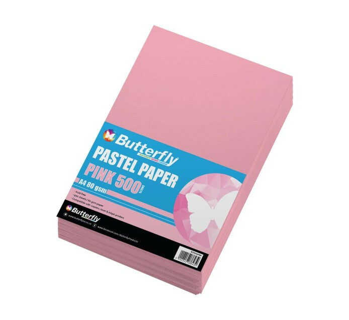 A4 Pastel Paper Pink 80gsm 500s