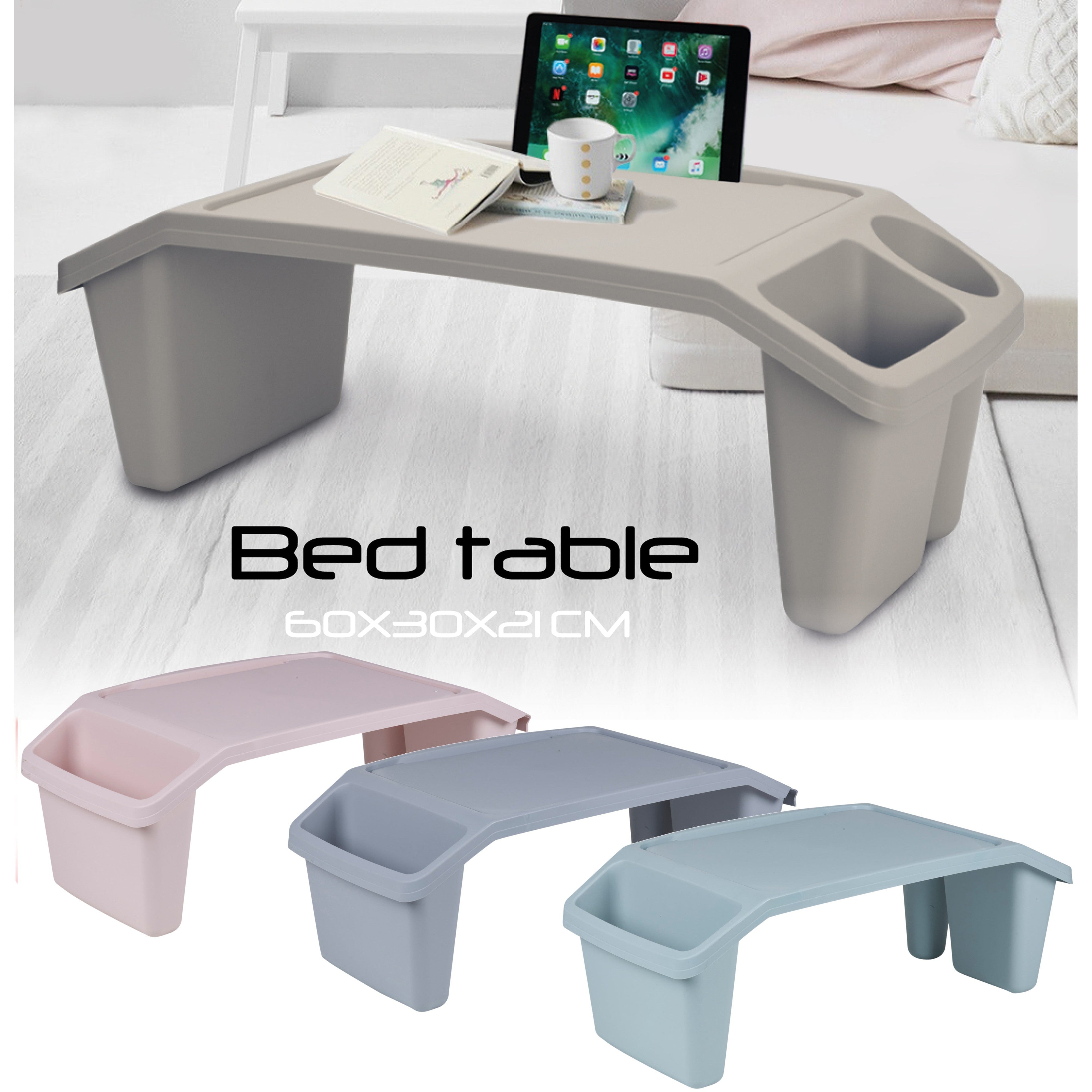 Plastic Laptop Table 58x30x21cm Bed Tray Edu Desk