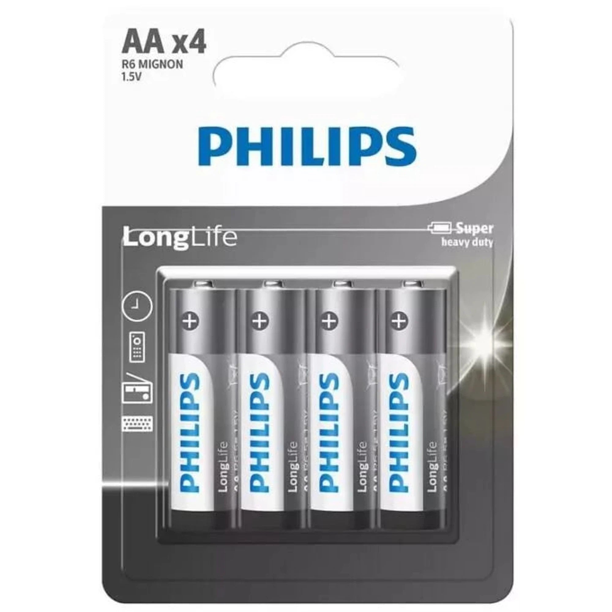 Phillips Batteries AA R6LB/10 4pack