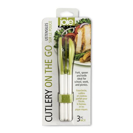 Joie Cutlery On the Go 3 Pack Green 15259A