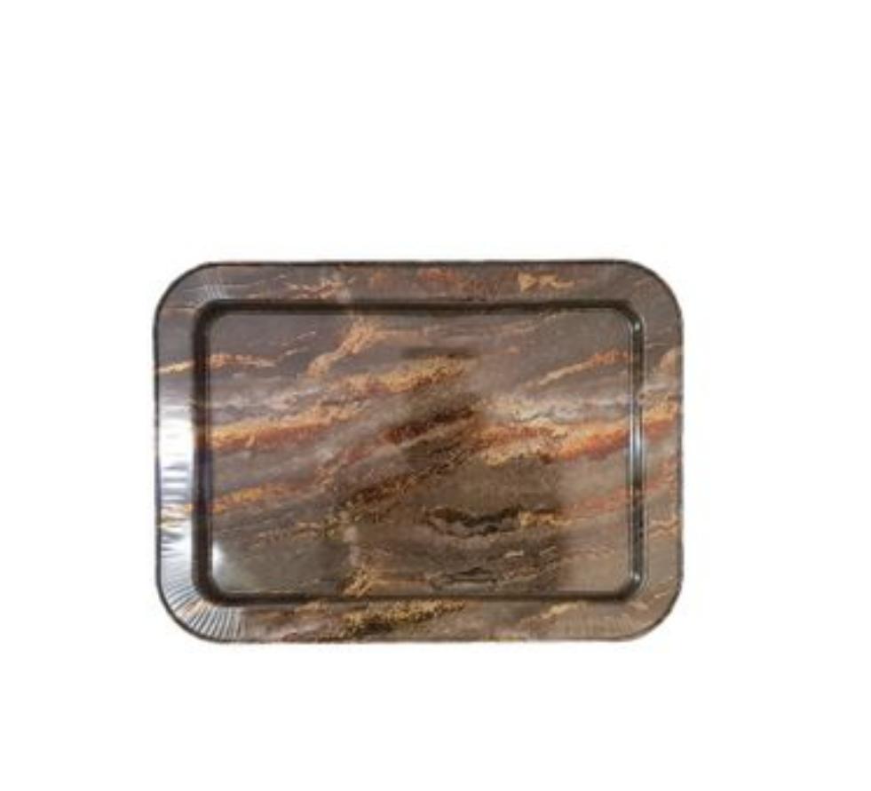 Continental Homeware Serving Tray Rock and Gold Ch721