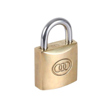 Padlock Tricircle 63mm Brass 5765