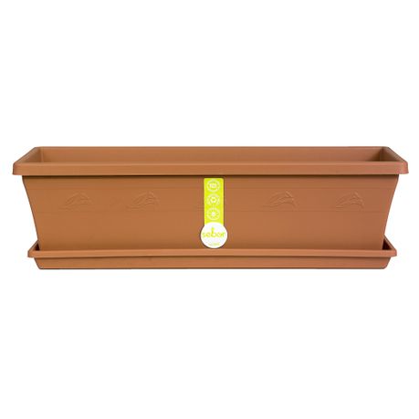 Sebor Nursery Sill Planter 50cm with Clip Saucer Assorted