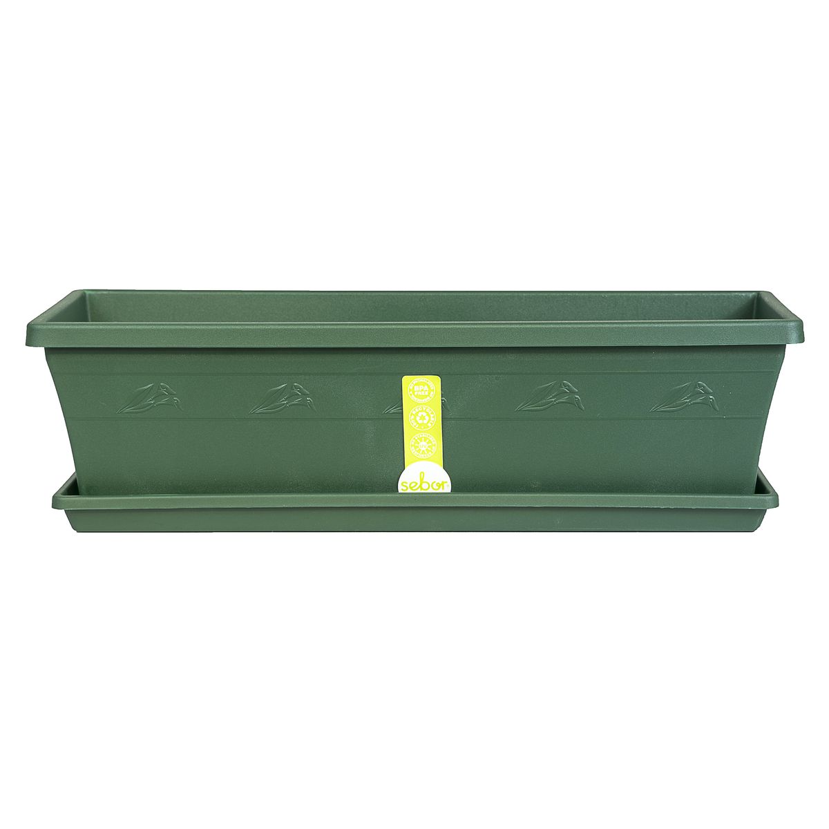 Sebor Nursery Sill Planter 50cm with Clip Saucer Assorted