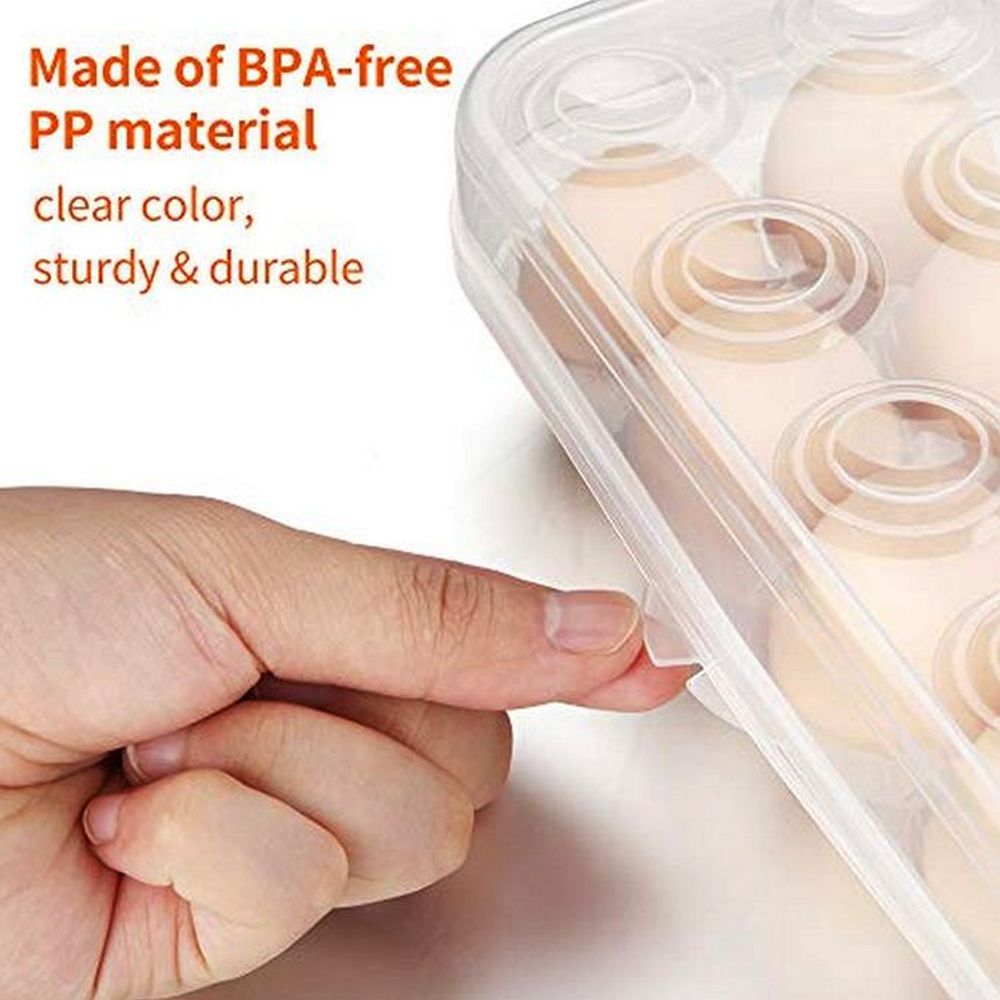Plastic Egg Storage Tray Holder 24-Grid Clamshell Box Formosa