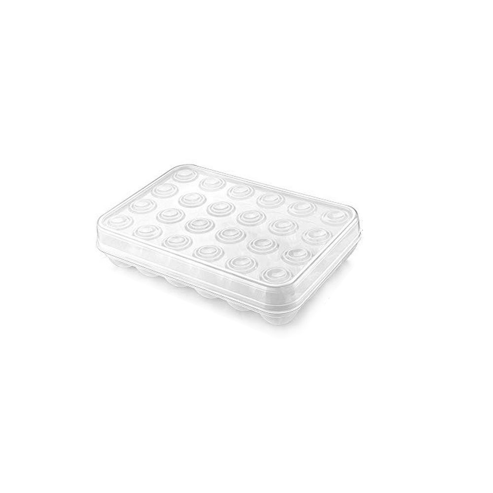 Plastic Egg Storage Tray Holder 24-Grid Clamshell Box Formosa
