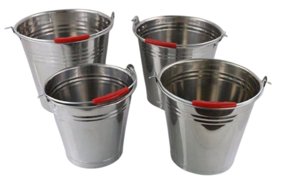 15L Bucket Stainless Steel 32cm