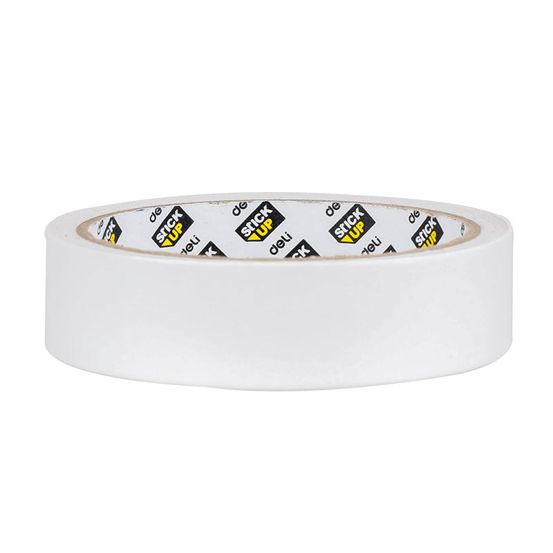 Deli Double Sided Tape 18mm White