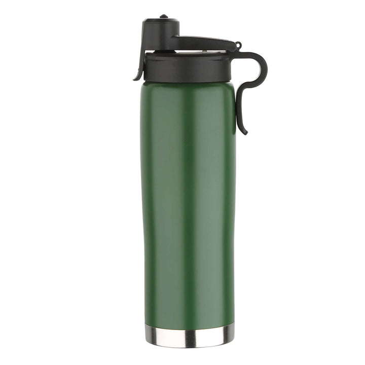 Sports Vacuum Flask 500ml Green Walking Anywhere Stainless Steel SGN2193