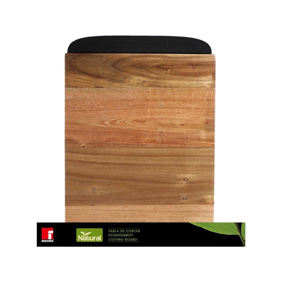 Bergner Acacia Cutting Board 38x24.5x3.5cm with Drawer SGN2210