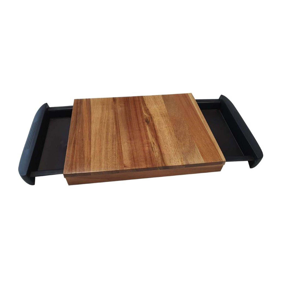 Bergner Acacia Cutting Board 38x24.5x3.5cm with Drawer SGN2210