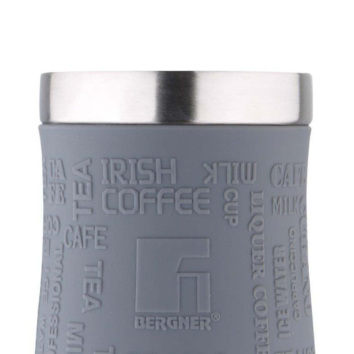 Bergner Vacuum Travel Flask 400ml Grey Stainless Steel SGN2217