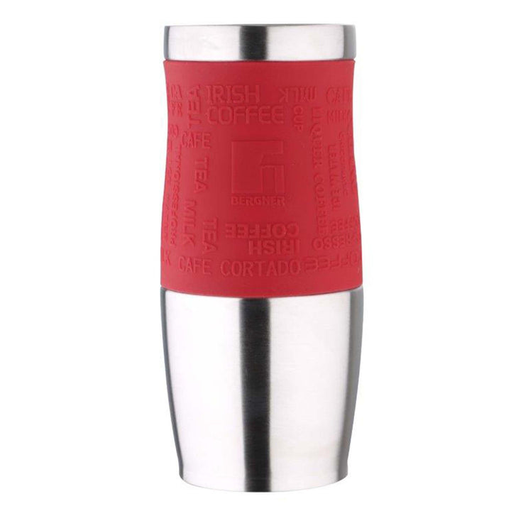 Bergner Vacuum Travel Flask 400ml Red Stainless Steel SGN2220
