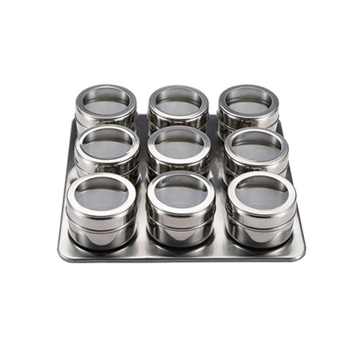 Spice Bowl Set With Holder 9pc Set Stainless Steel SGN2276