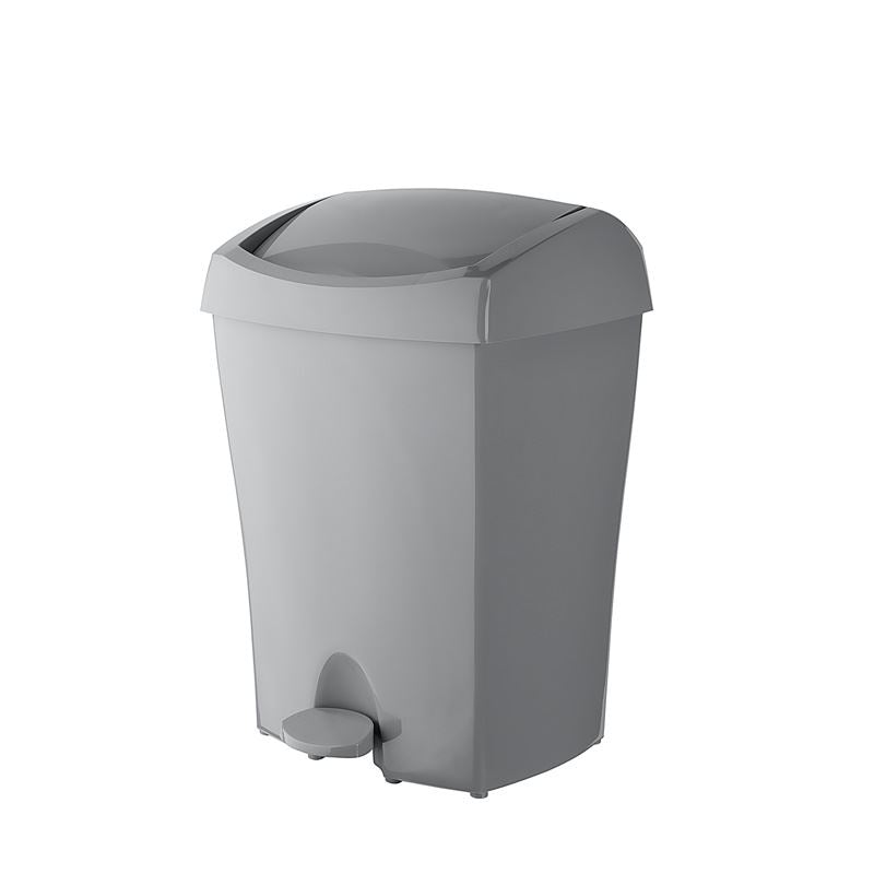 Titiz Plastic Bin 10L Trash Star 10L Silver TP-722