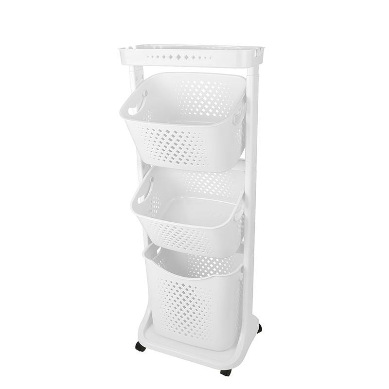 Titiz Plastic Basket Organizer No 4 White Kat Kat TP-750