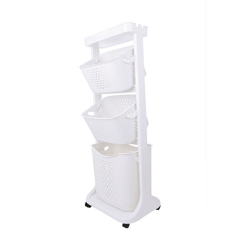 Titiz Plastic Basket Organizer No 4 White Kat Kat TP-750