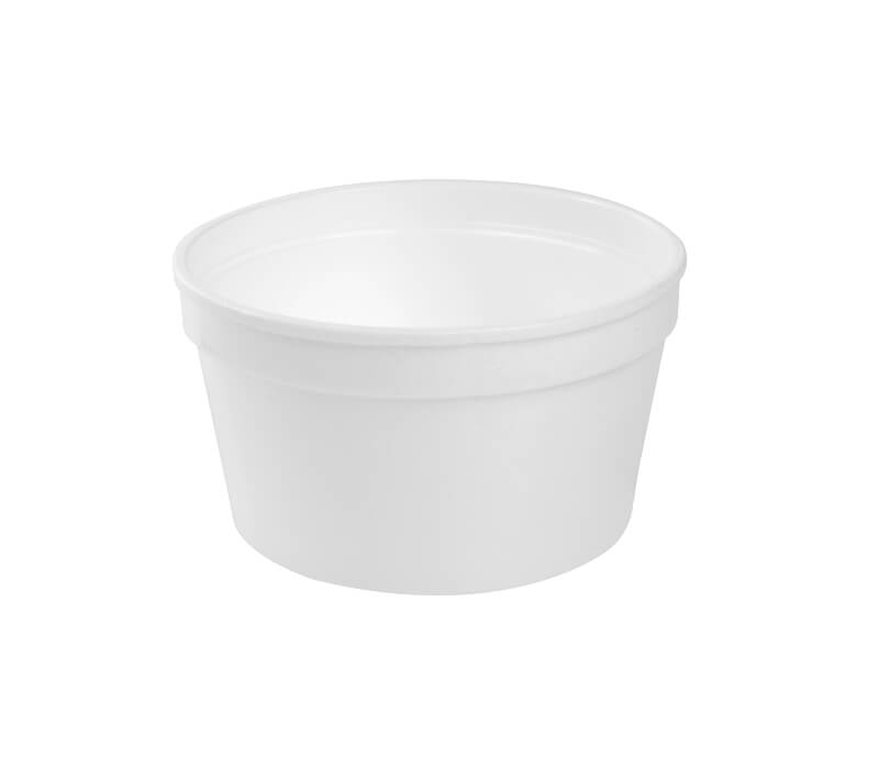 250ml Disposable Poly Foam Ice Cream Tub 100pack
