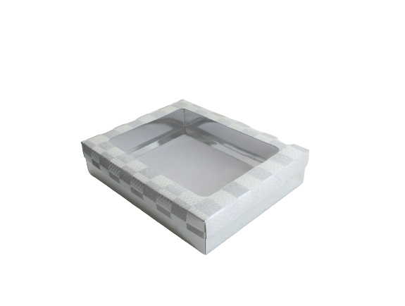 Gift Biscuit Paper Box 24 x 19 x 5cm XPP304 SILVER