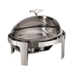 Chafing Dish Fancy Oval Roll Top HV030